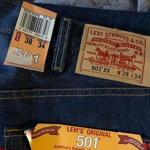 Levi 501s  shrink to fit